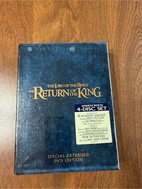 NEW The Lord of the Rings The Return of the King Special Extended 4 disc DVD